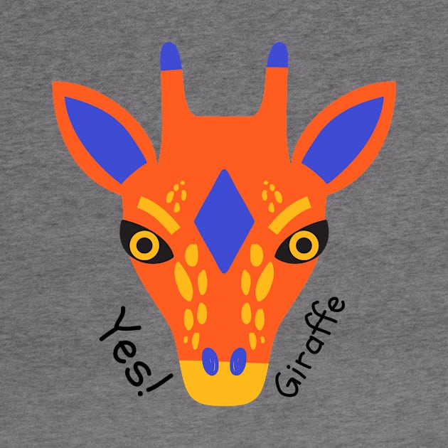 yes giraffe by EsChainarongShop